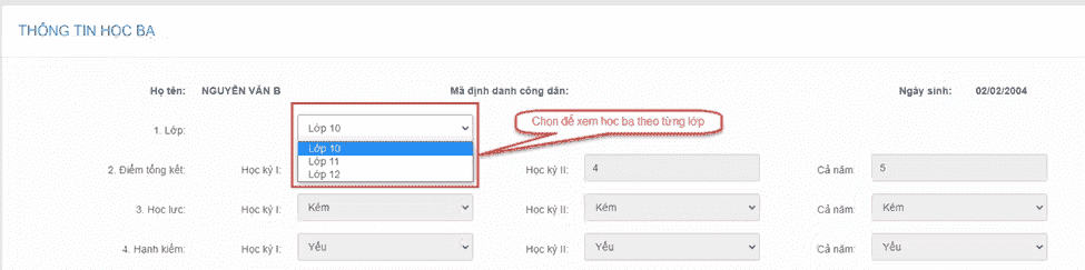 Hướng dẫn đăng ký nguyên vọng