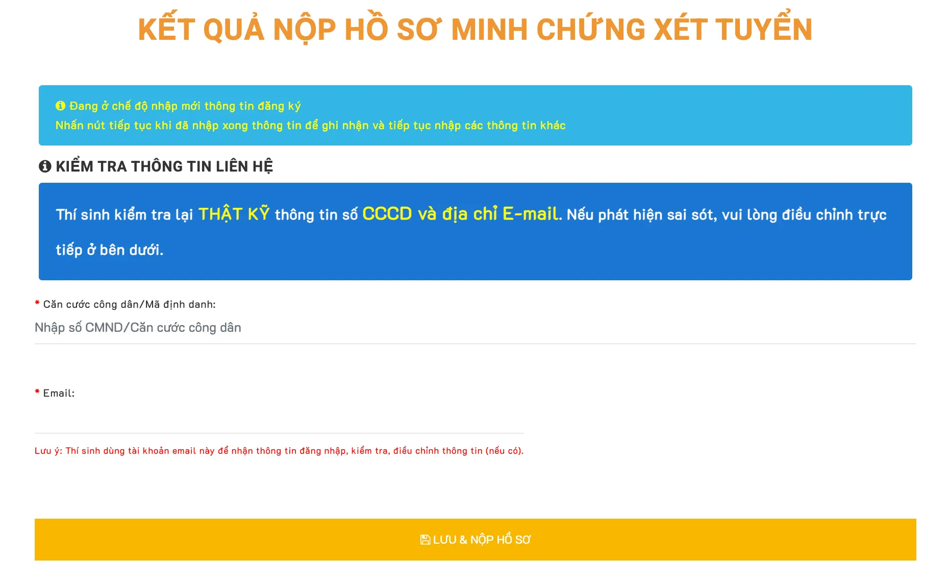 Hướng dẫn xét tuyển học bạ
thpt