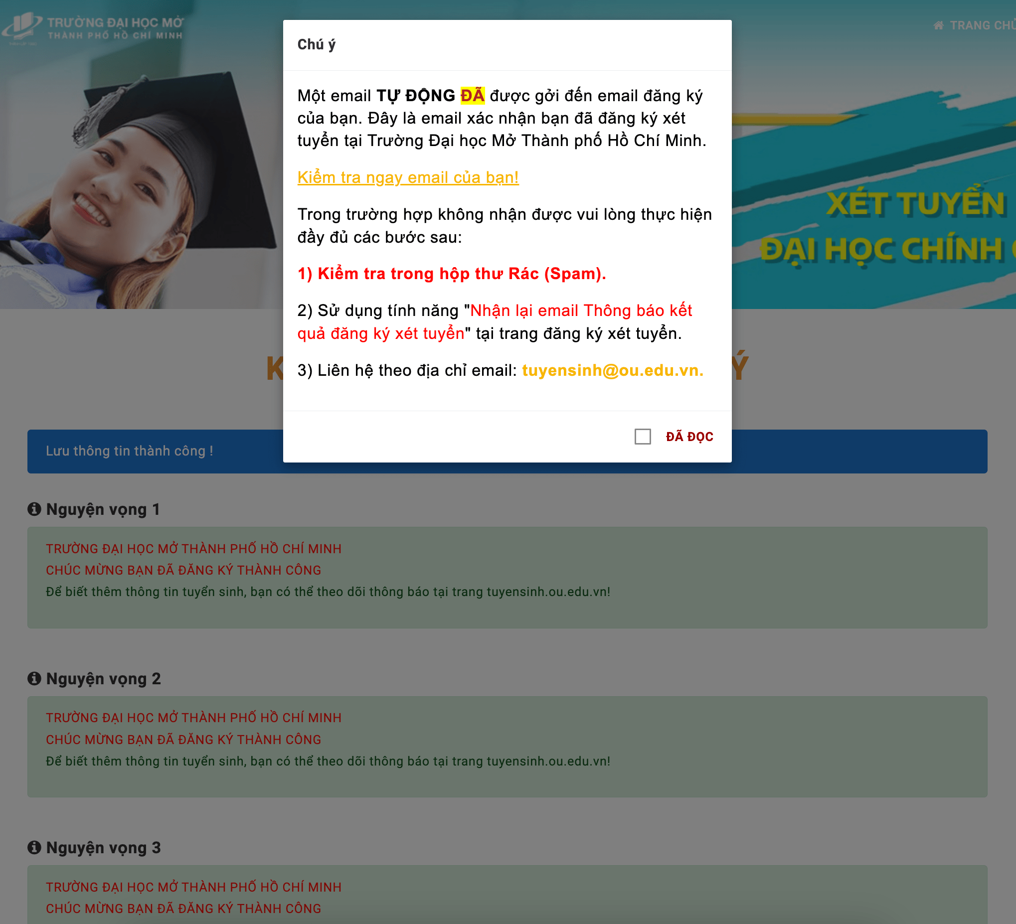 Hướng dẫn xét tuyển học bạ thpt