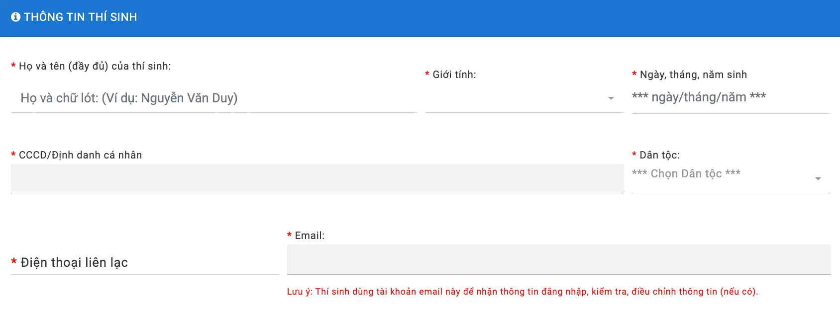 Hướng dẫn xét tuyển học bạ
thpt