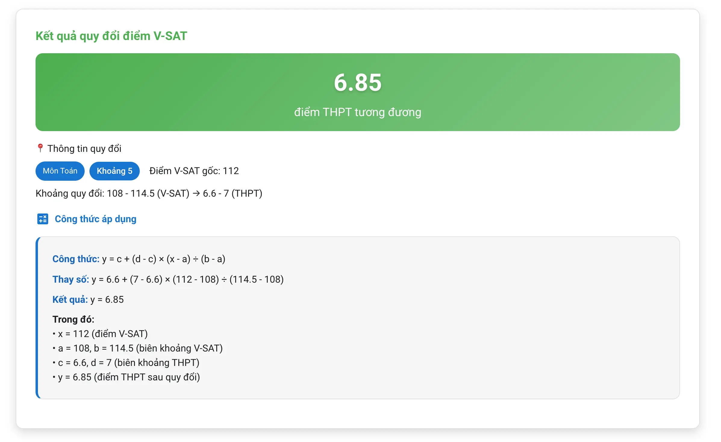 H�ướng dẫn sử dụng công cụ tính điểm