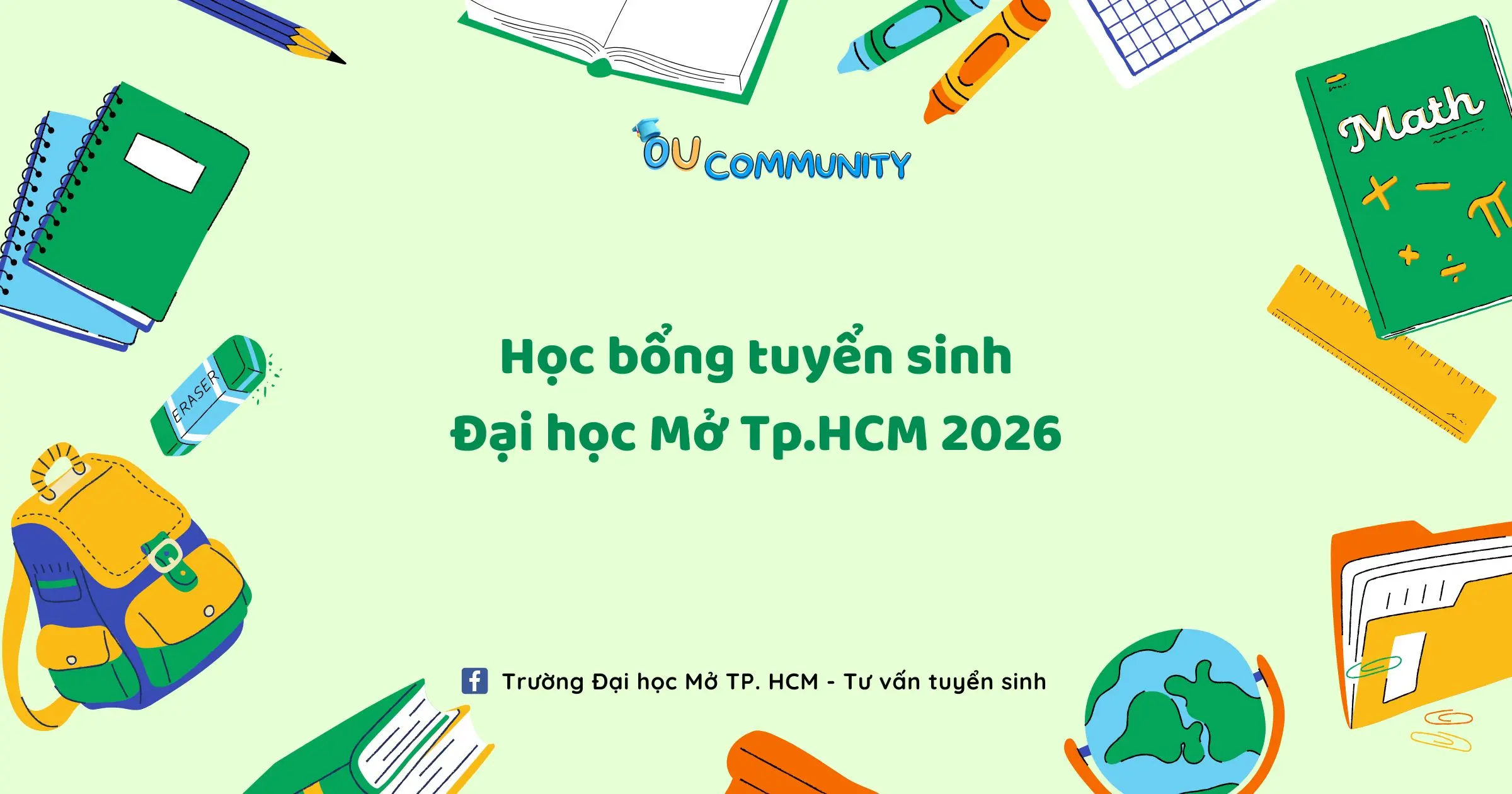 Học bổng tuyển sinh năm 2026